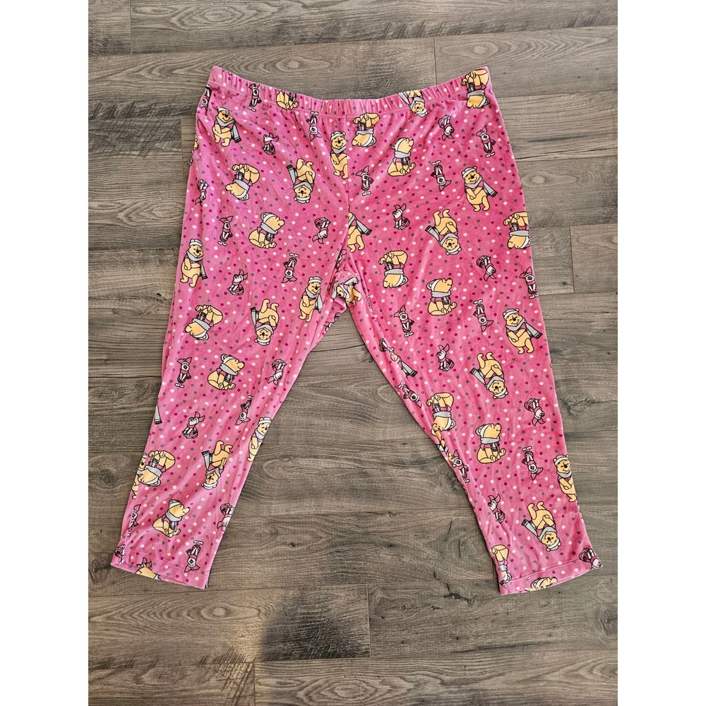 Disney Winnie the Pooh Piglet Pink Pajama Pants‎ 3X Sleepwear Loungecore Plus